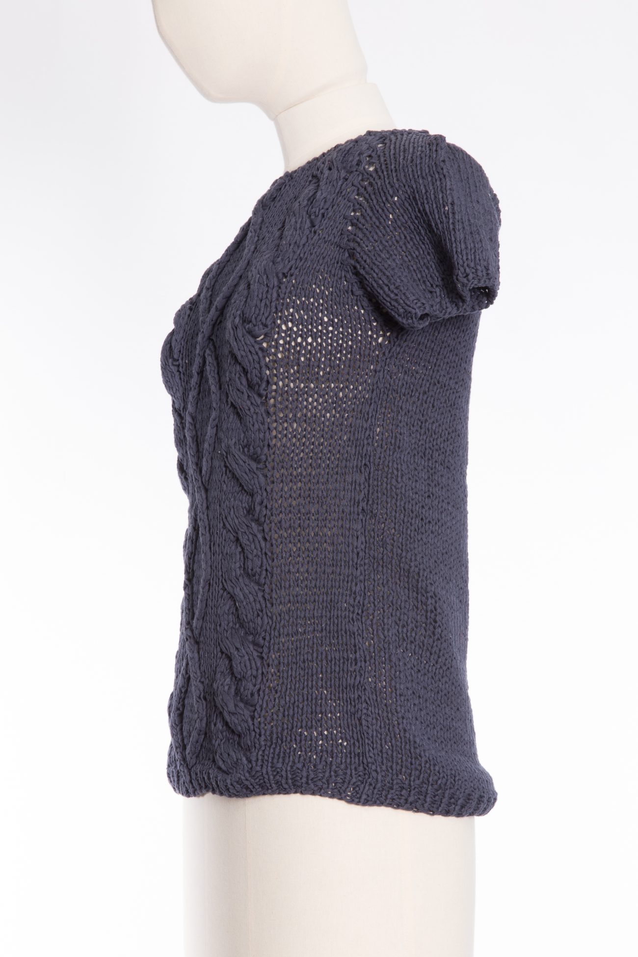 Brunello Cucinelli Cotton crochet-knit top