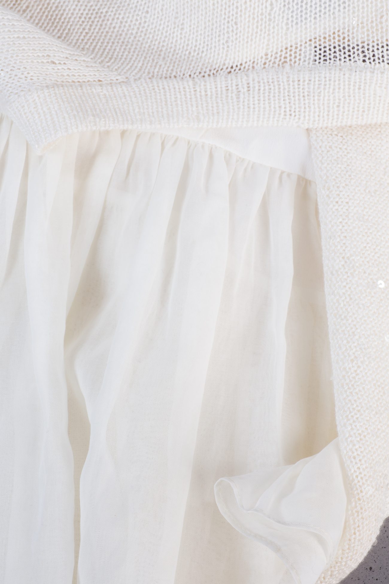 Brunello Cucinelli Linen and silk diamond yarn knit dress