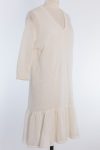 Brunello Cucinelli Linen and silk diamond yarn knit dress