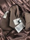 Asymmetrical silk skirt in creta blush