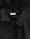 Brunello Cucinelli Blue tulle waist tie-up detail dress