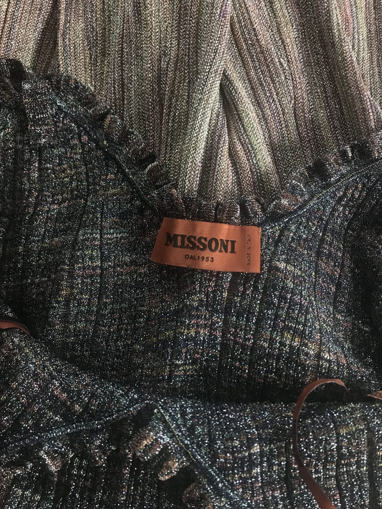 Missoni Colorful Strappy Maxi Dress with Petticoat