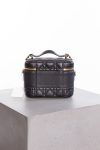 Christian Dior Lambskin cannage small Diortravel vanity case black