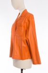 Loewe Anagram logo-embossed leather shirt