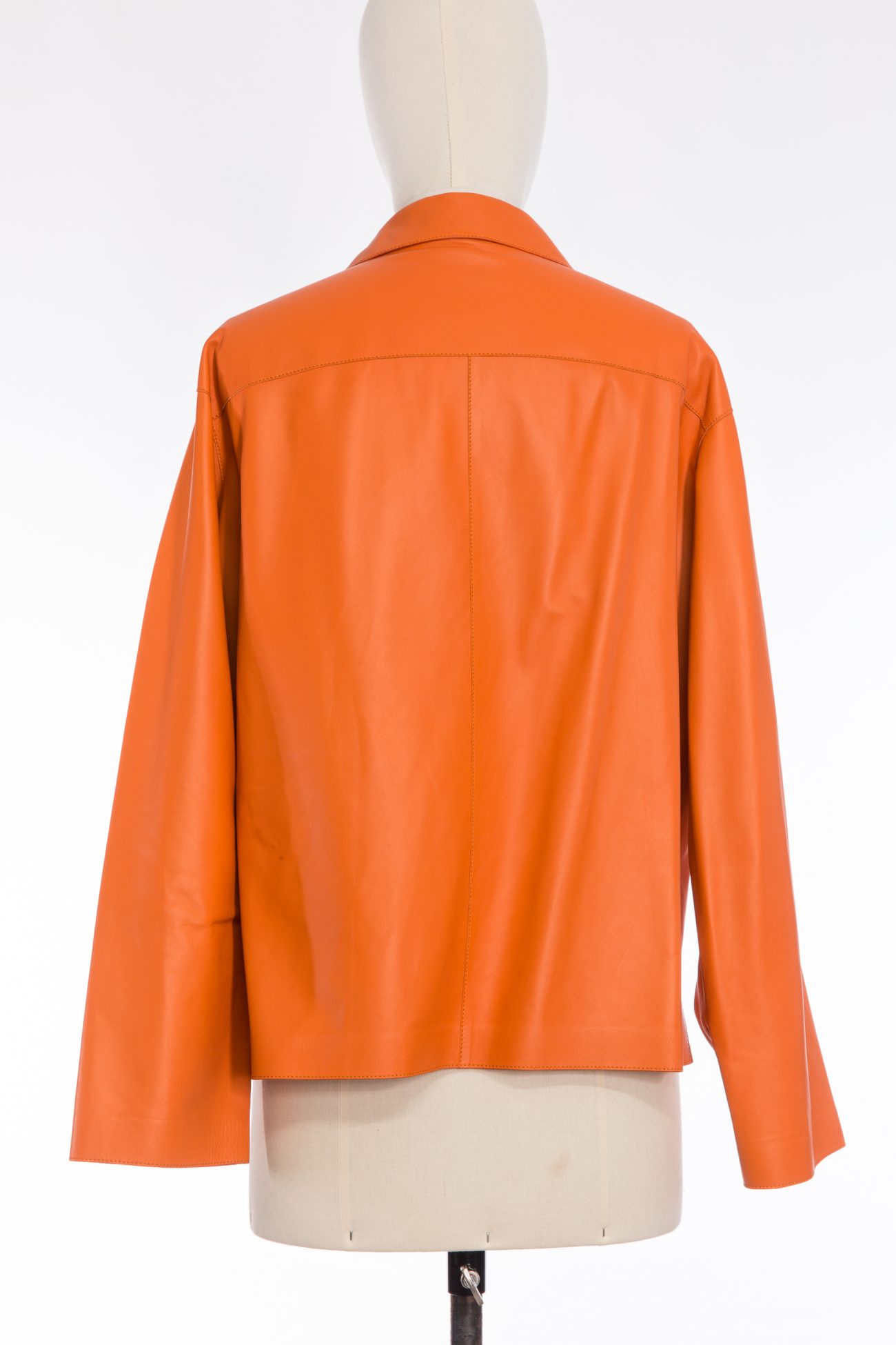 Loewe Anagram logo-embossed leather shirt