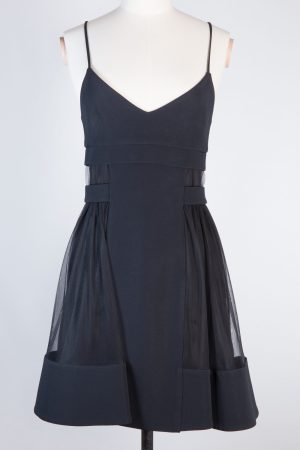 David Koma Flared tulle skirt mini dress