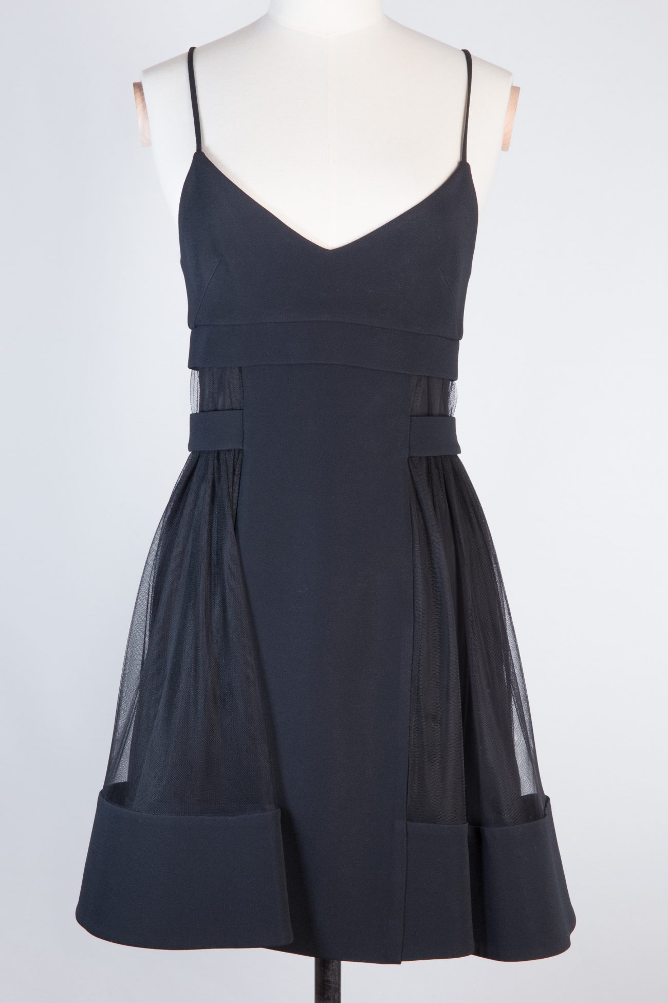 David Koma Flared tulle skirt mini dress