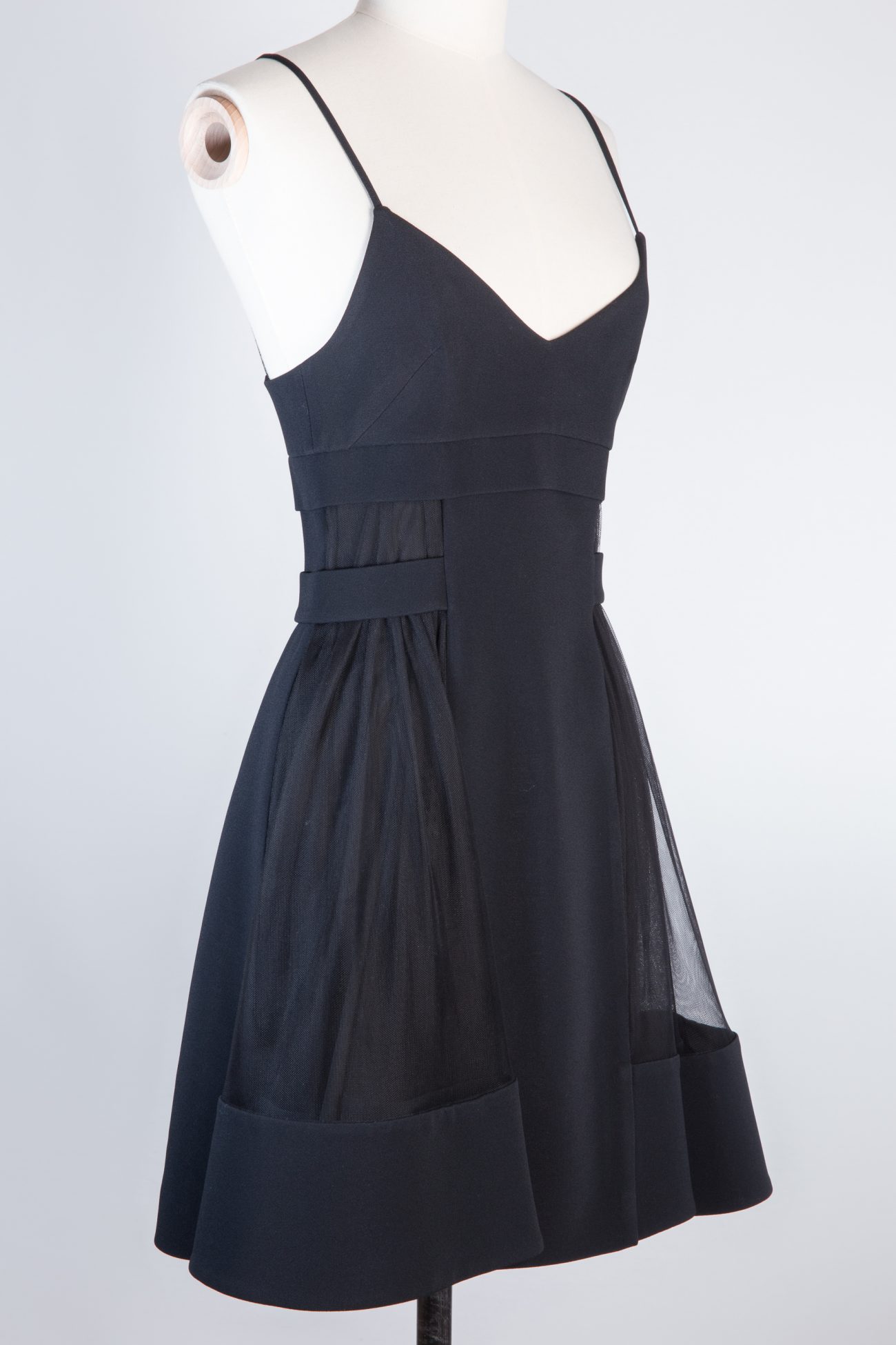 David Koma Flared tulle skirt mini dress