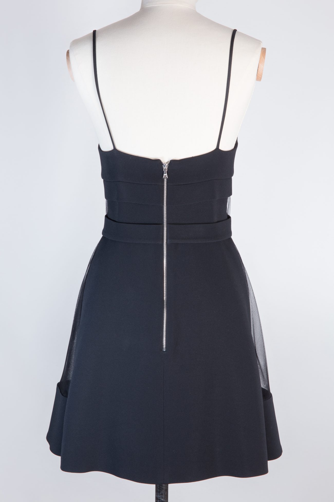 David Koma Flared tulle skirt mini dress