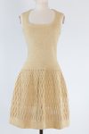 Alaia Sleeveless Diaphane dress from Spring collection