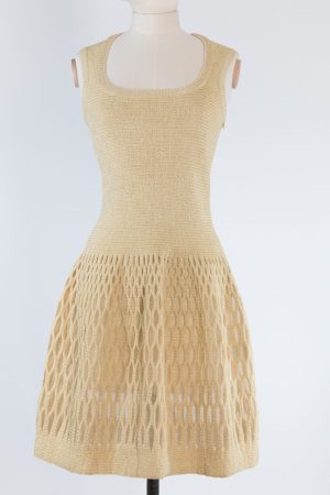 Alaia Sleeveless Diaphane dress from Spring collection