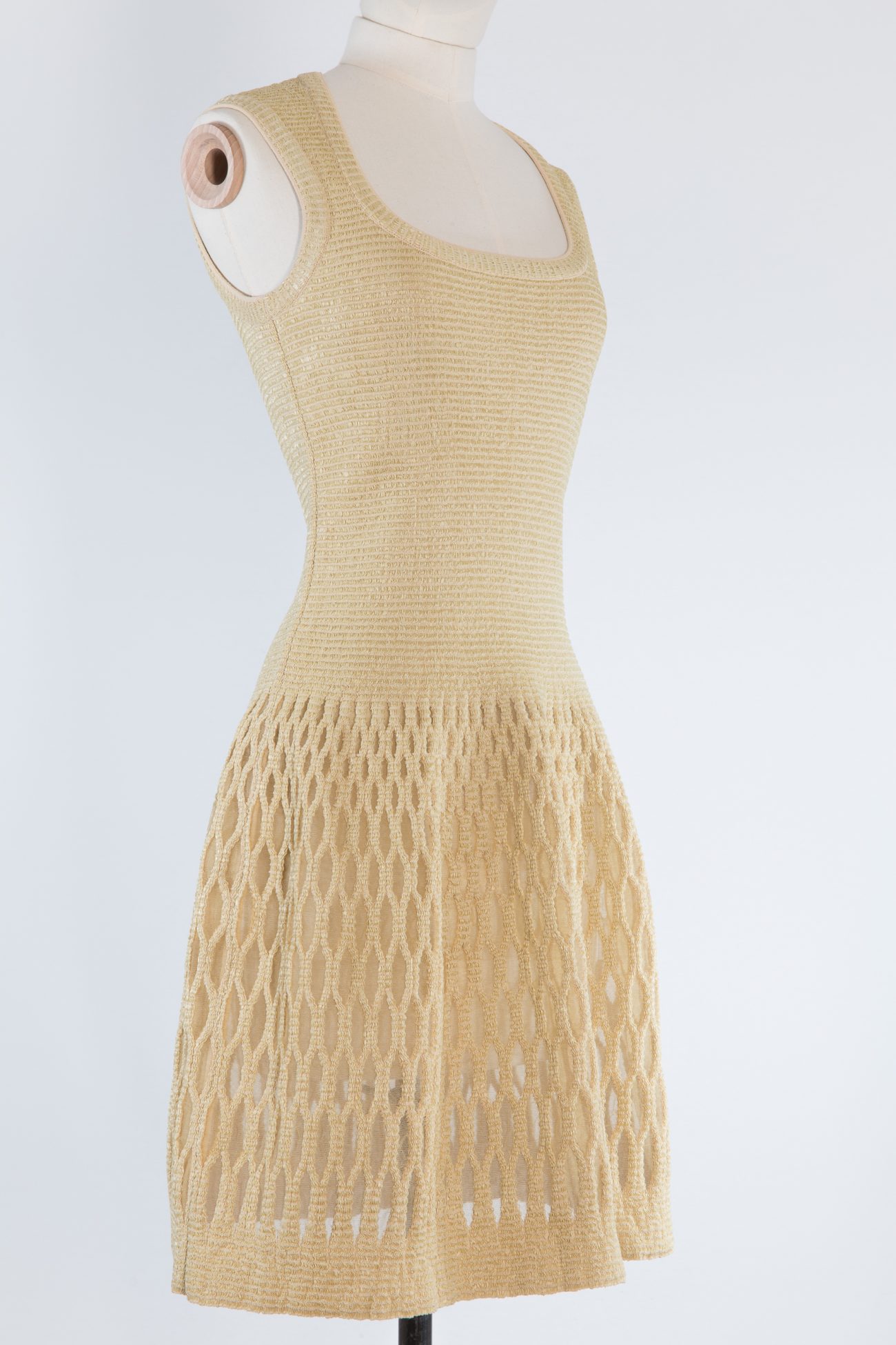 Alaia Sleeveless Diaphane dress from Spring collection
