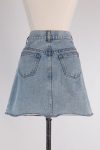 Gucci Butterfly denim mini skirt