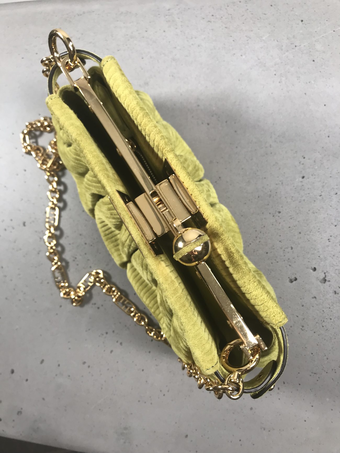 Fendi Peekaboo click small velour
