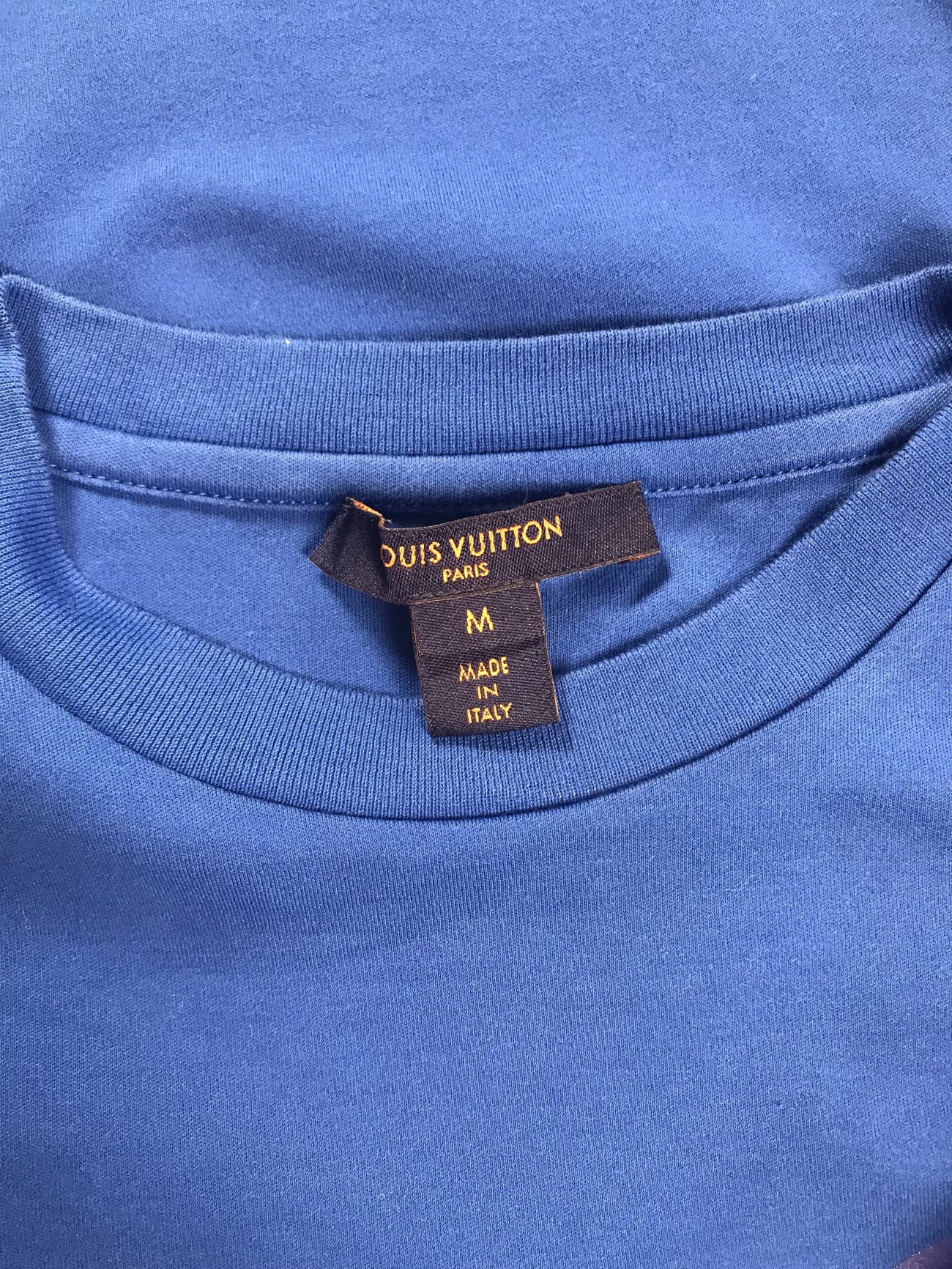 Louis Vuitton Cotton T-shirt in blue