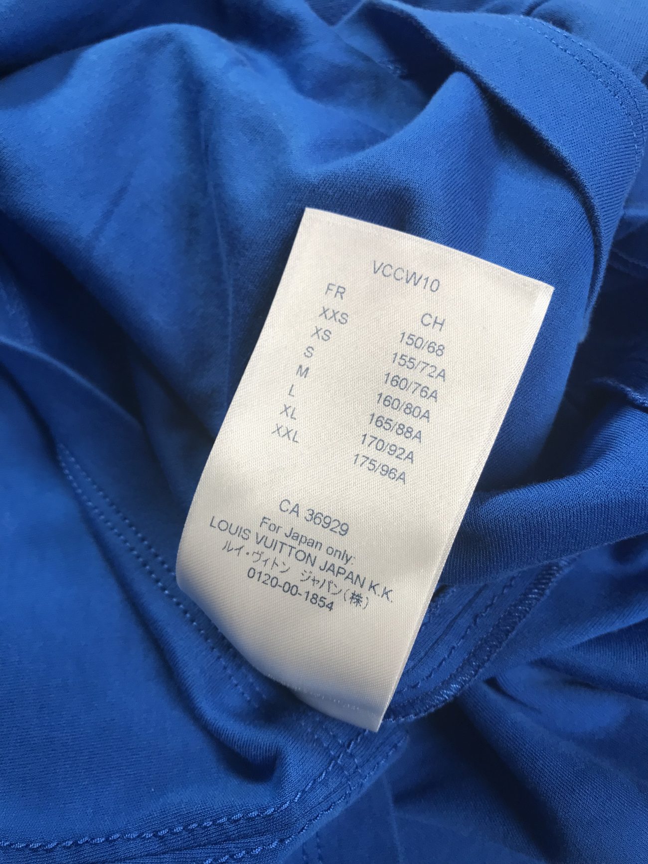 Louis Vuitton Cotton T-shirt in blue