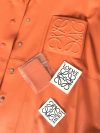 Loewe Anagram logo-embossed leather shirt