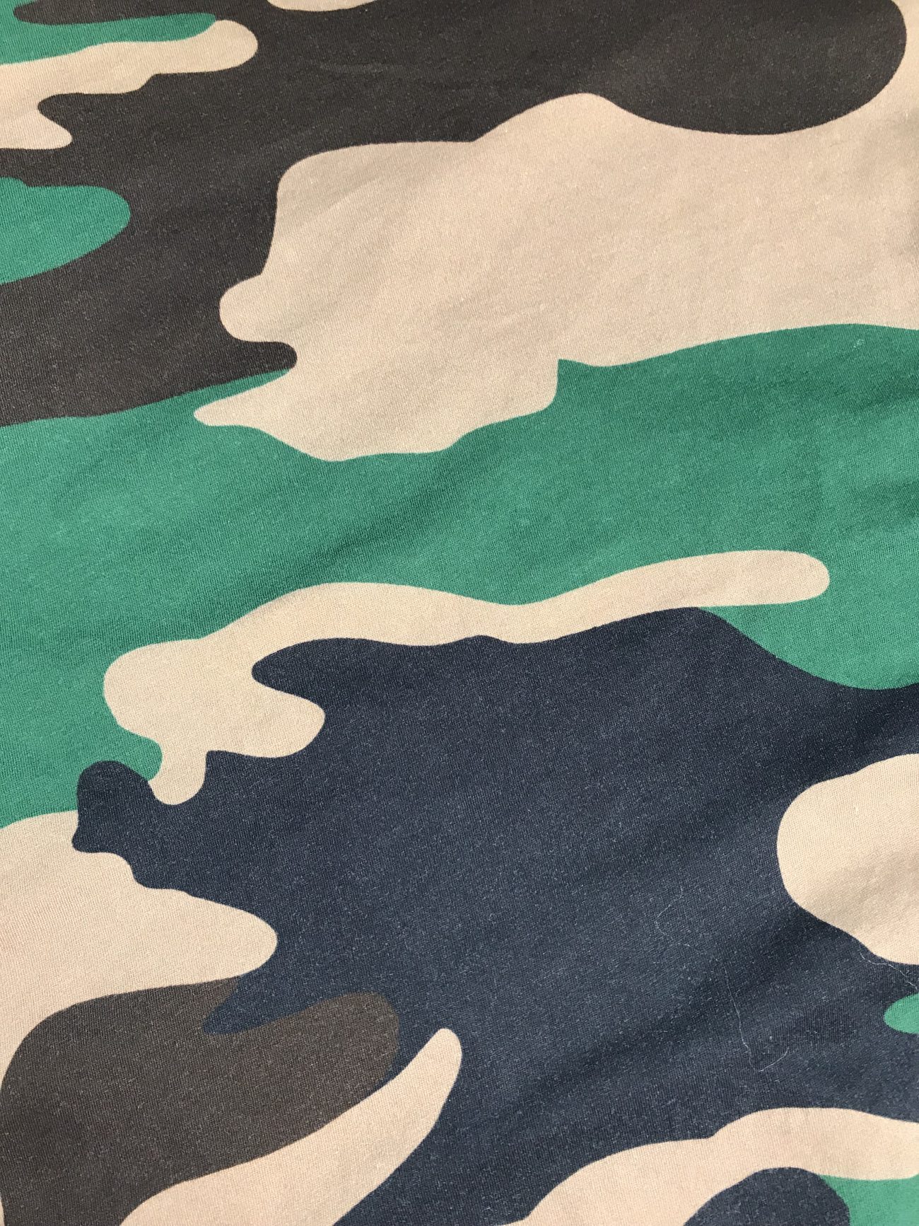 Burberry Camouflage print cotton t-shirt in green
