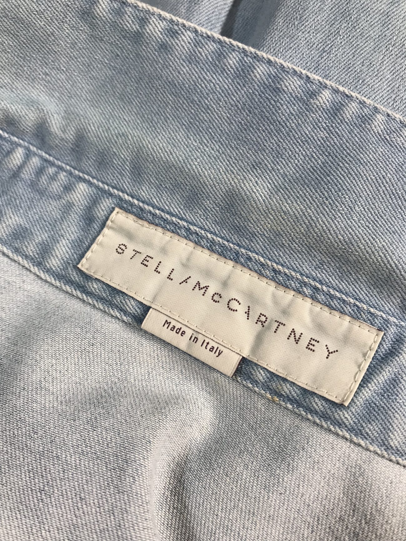 Stella McCartney Floral embroidered denim shirt 