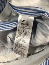 Ermanno Scervino White and blue striped pants