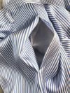 Ermanno Scervino White and blue striped pants