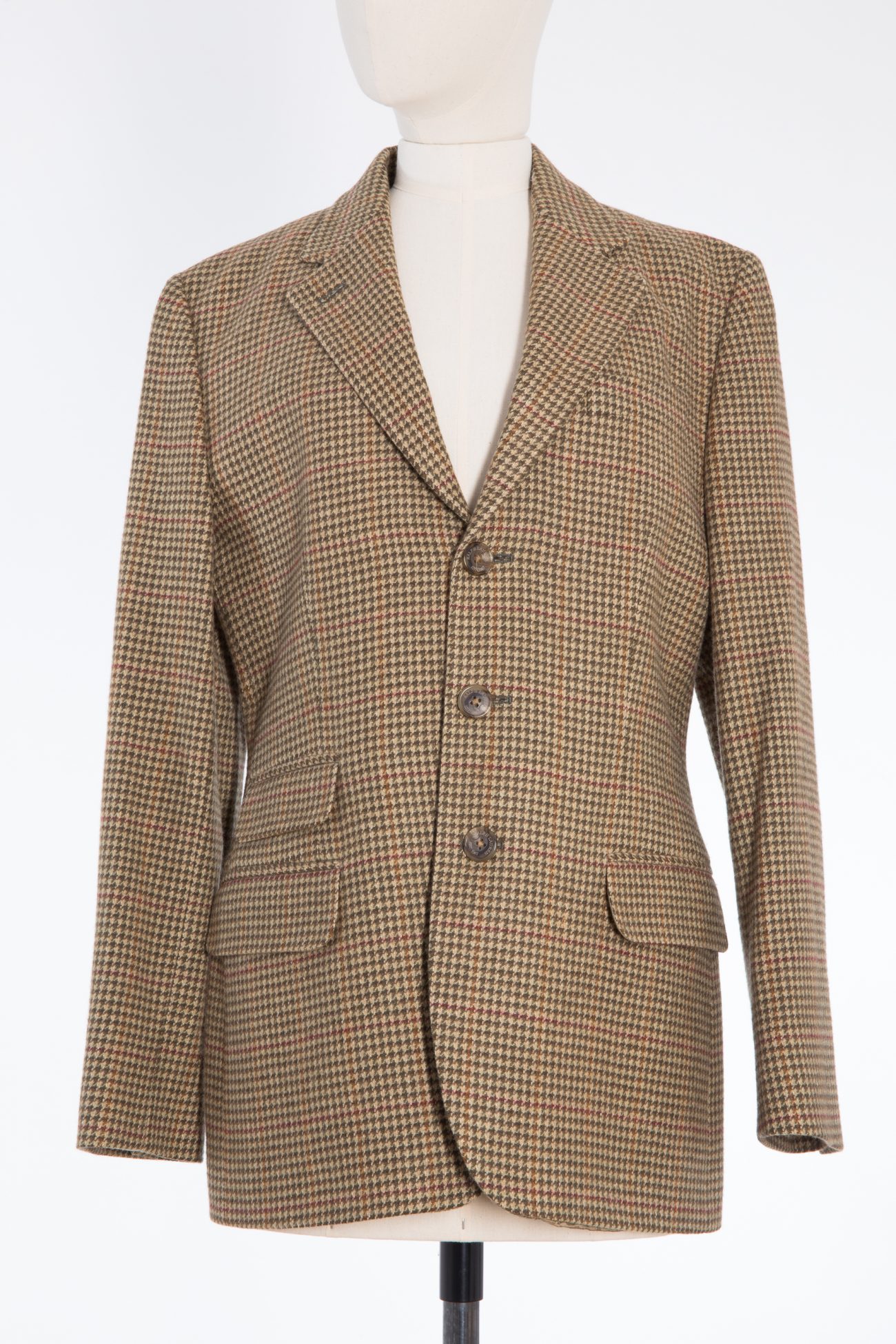 Ralph Lauren Houndstooth cashmere blazer