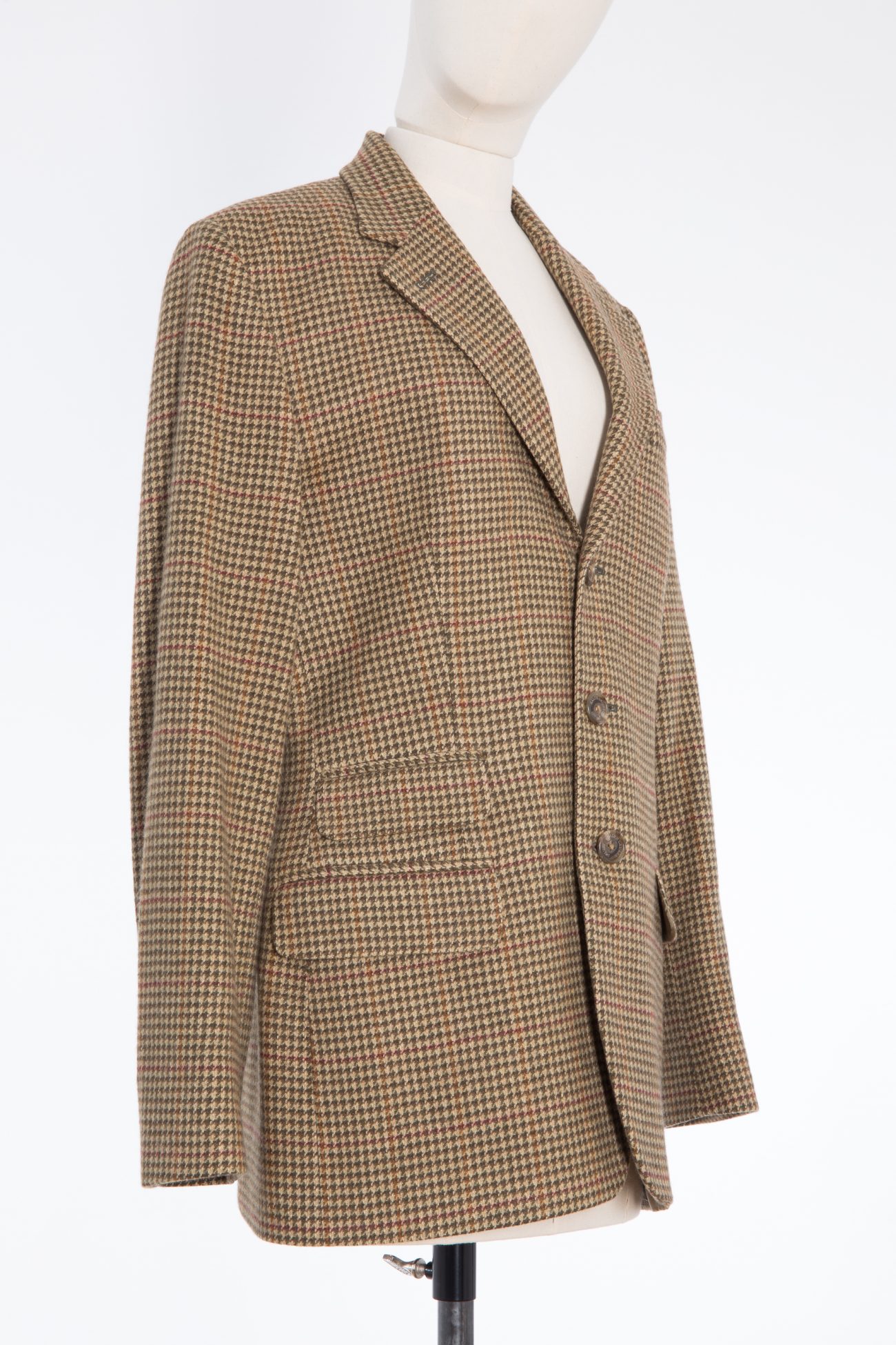 Ralph Lauren Houndstooth cashmere blazer