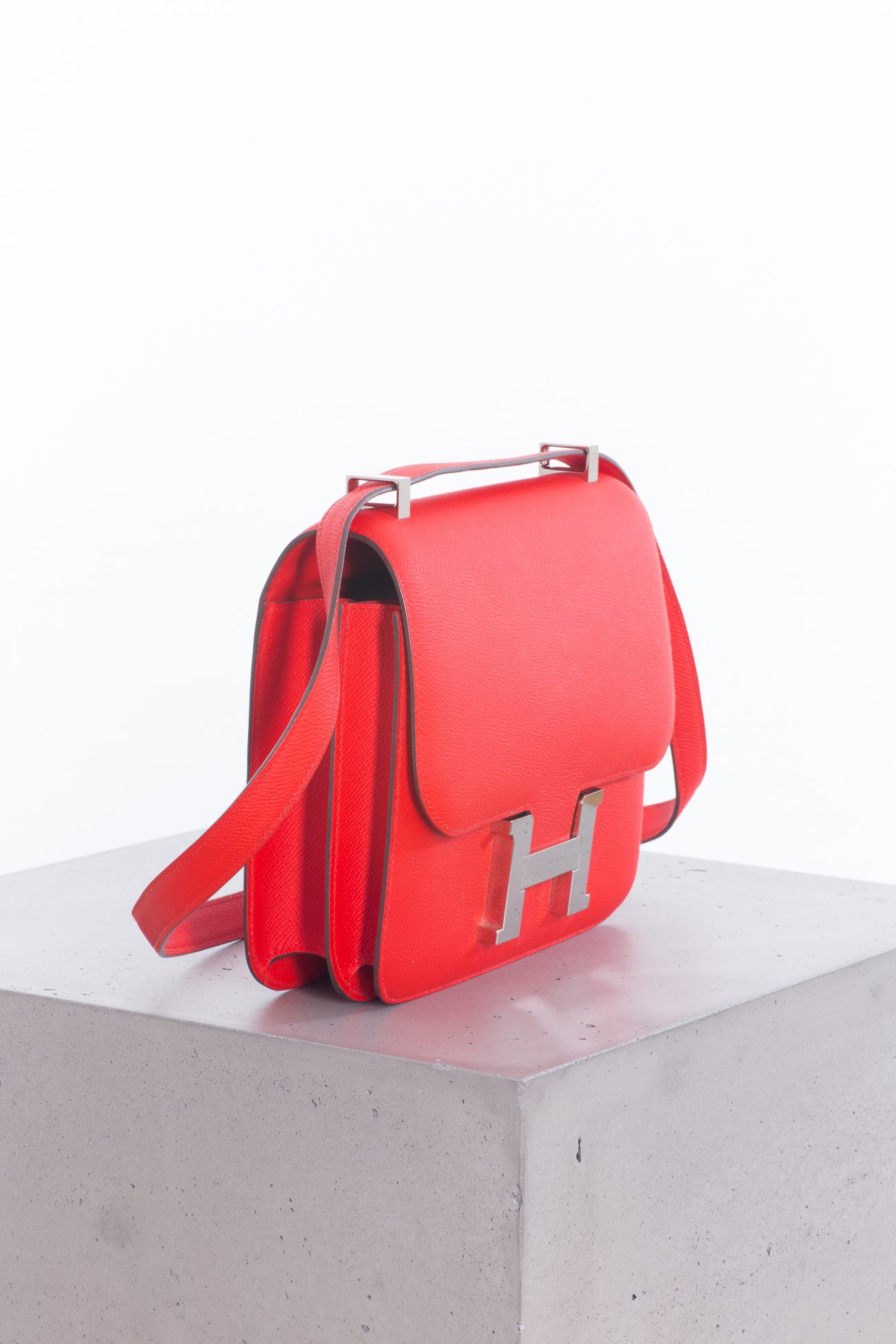 Hermes Constance 24 Epsom leather in red