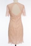 Emilio Pucci Blush open-back lace dress