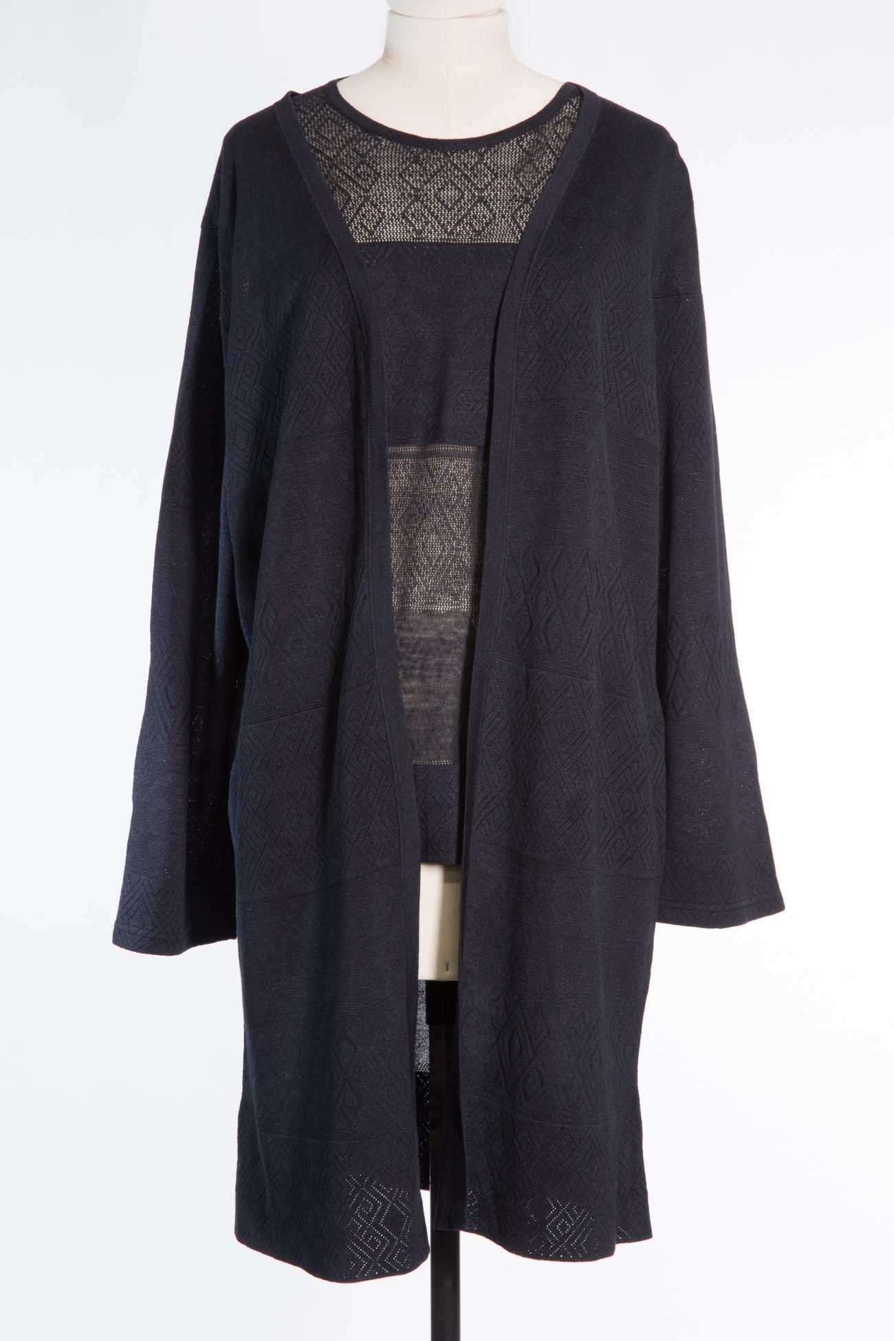 Agnona Knitted Cotton Set – Lightweight Cardigan and Cropped Tank
