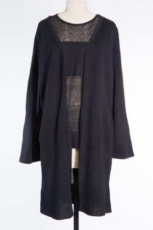 Agnona Knitted Cotton Set – Lightweight Cardigan and Cropped Tank