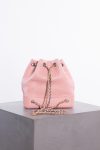 Chanel Python small Gabrielle backpack light pink