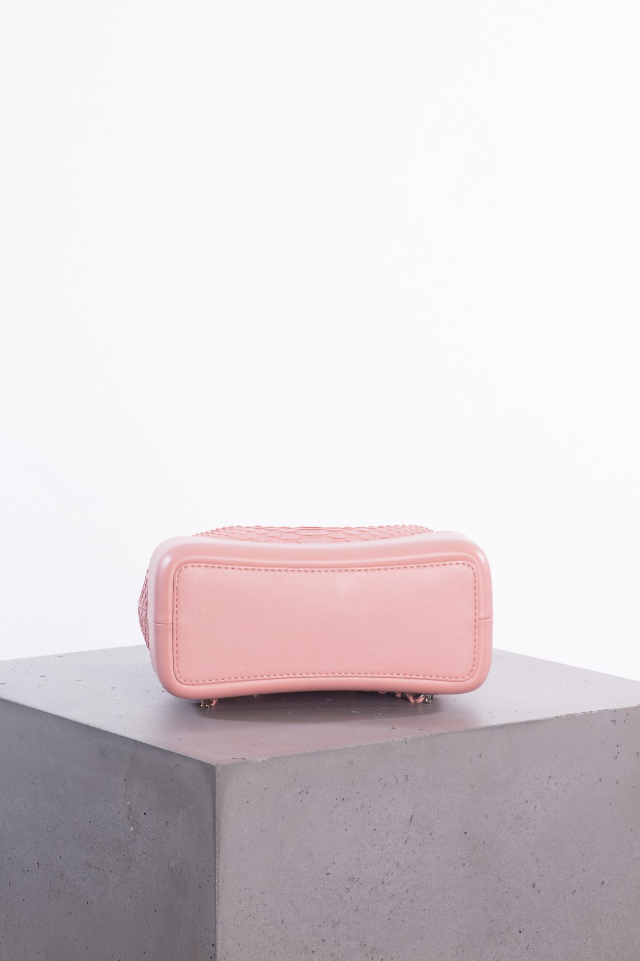 Chanel Python small Gabrielle backpack light pink