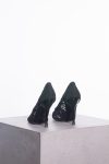 Dolce&Gabbana Black lace open toe heels