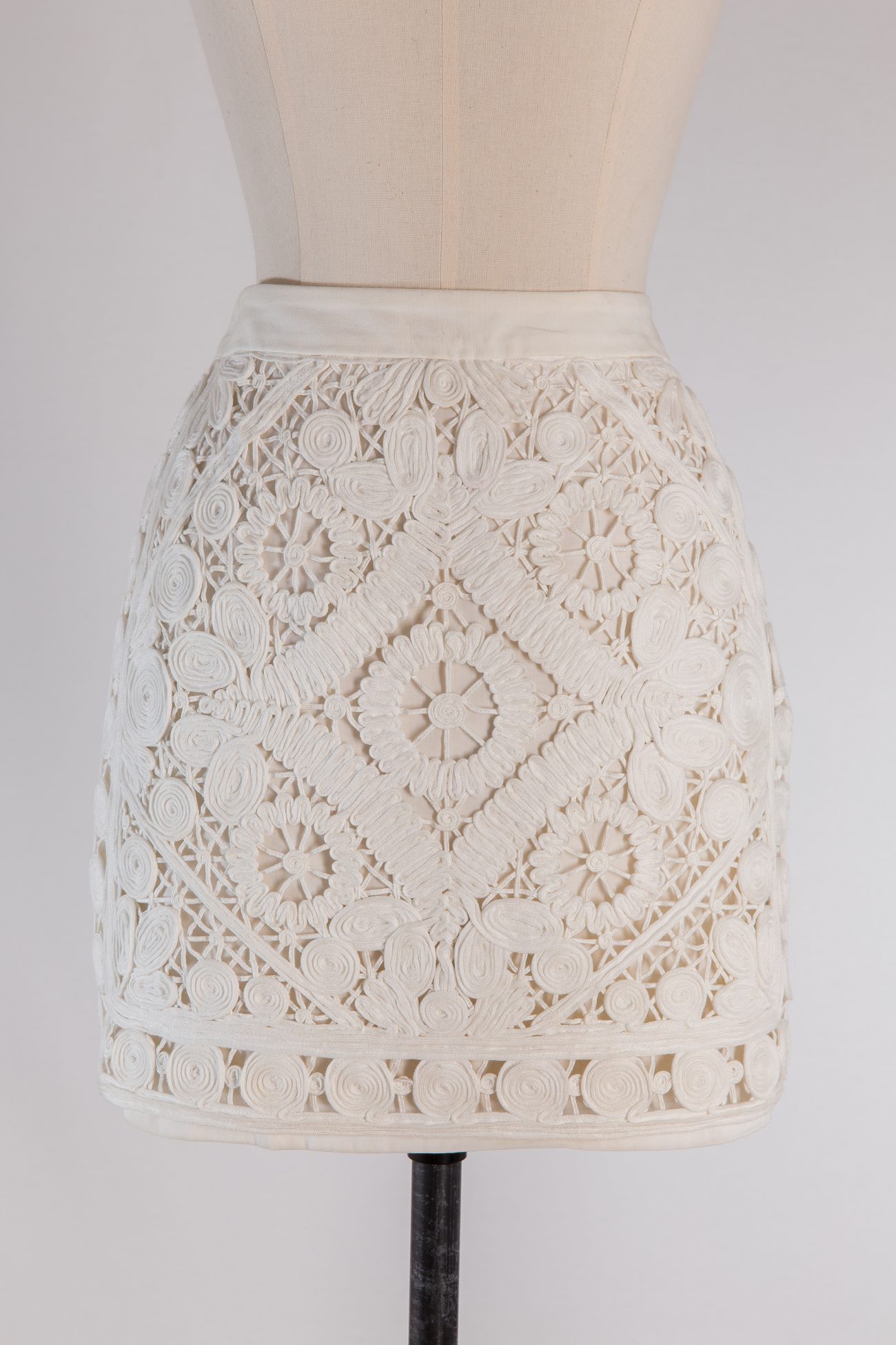 La Perla Embroidered mini skirt in cotton
