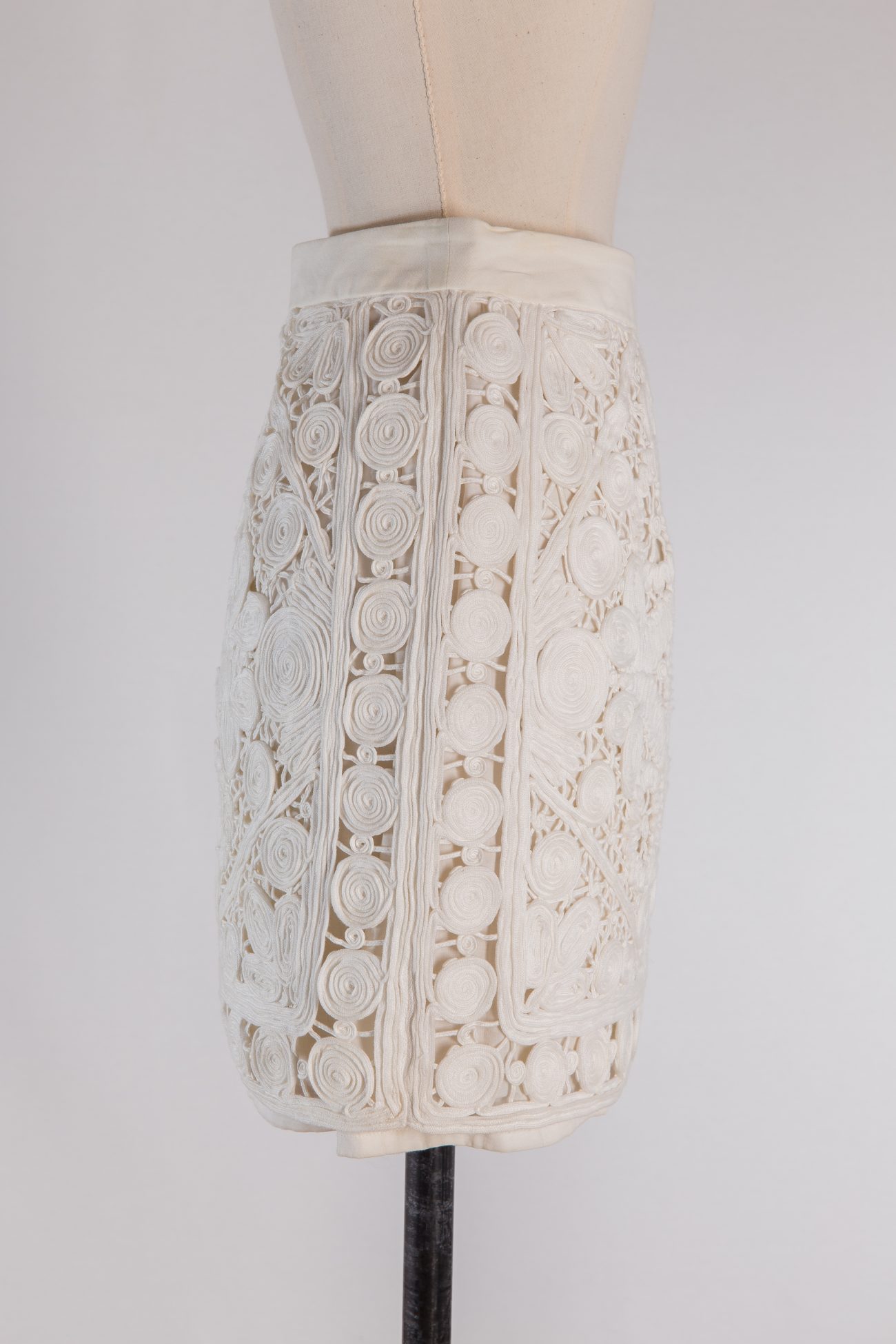 La Perla Embroidered mini skirt in cotton