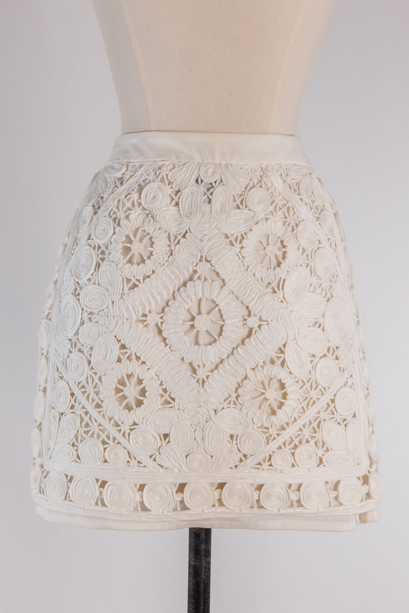 La Perla Embroidered mini skirt in cotton