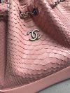 Chanel Python small Gabrielle backpack light pink