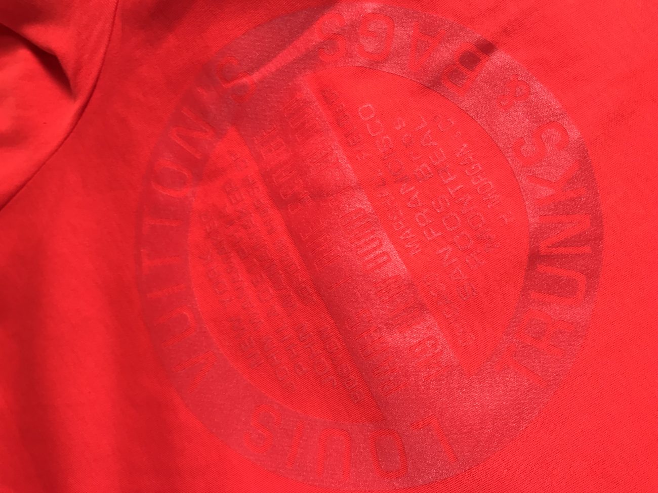 Louis Vuitton Cotton T-shirt in red