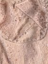 Emilio Pucci Blush open-back lace dress