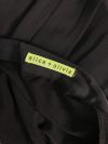 Alice+Olivia Black long silk skirt with mini lining