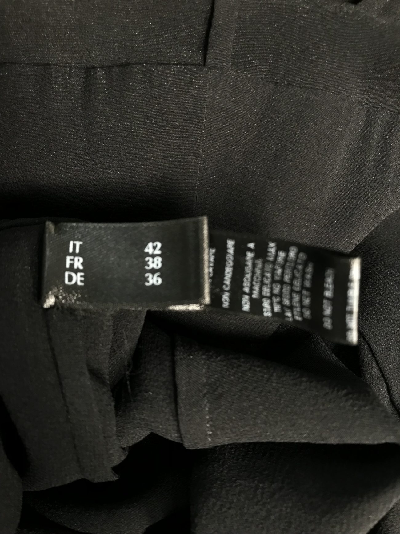 La Perla Black transparent blouse in silk