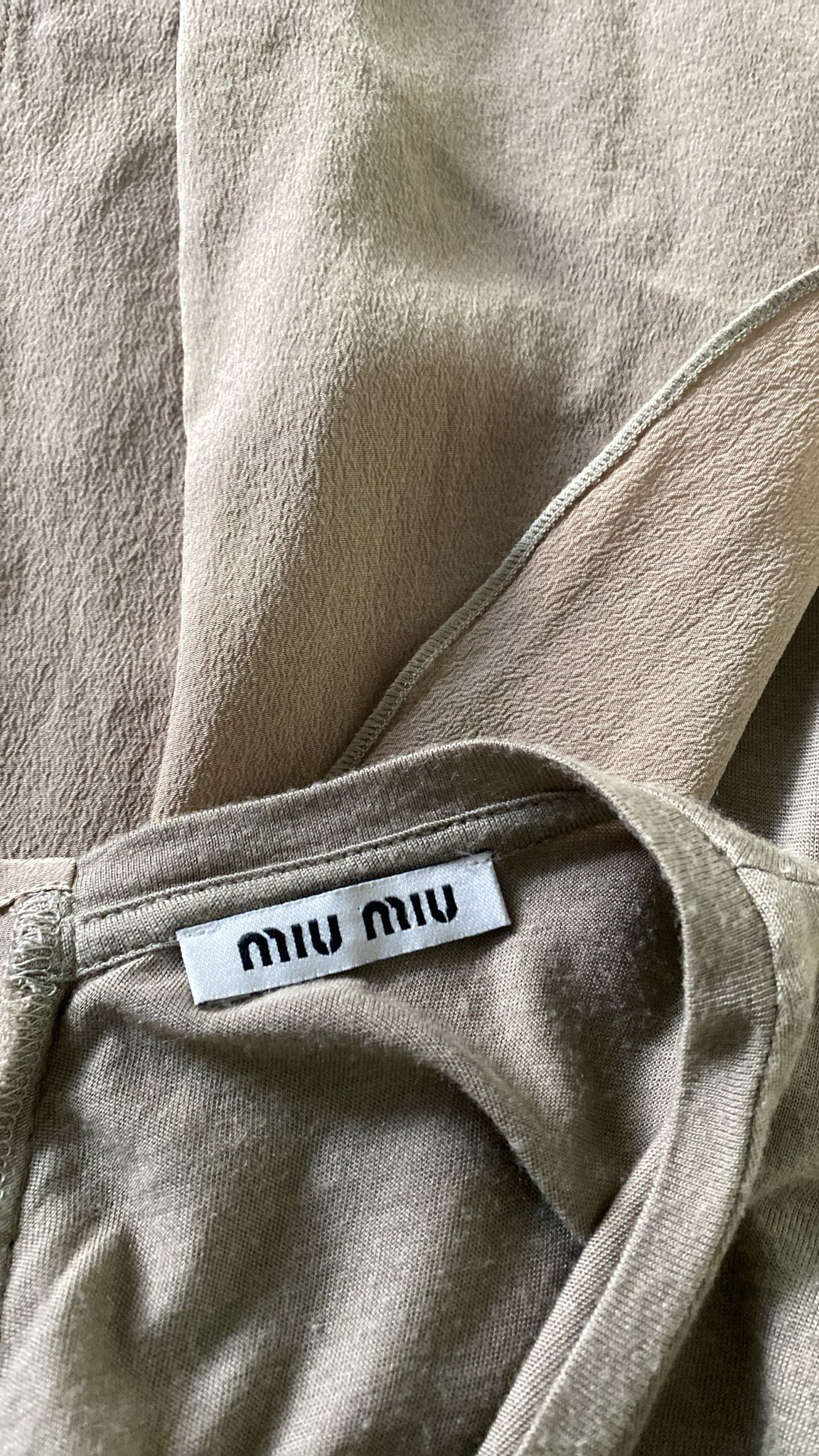 Miu Miu Silk short-sleeve cardigan