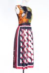 Dolce Gabbana Silk maxi dress — geometry meets elegance