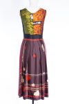 Dolce Gabbana Silk maxi dress — geometry meets elegance