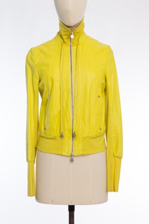 Patrizia Pepe lightweight Patrizia Pepe summer jacket in a refreshing yellow-lime hue