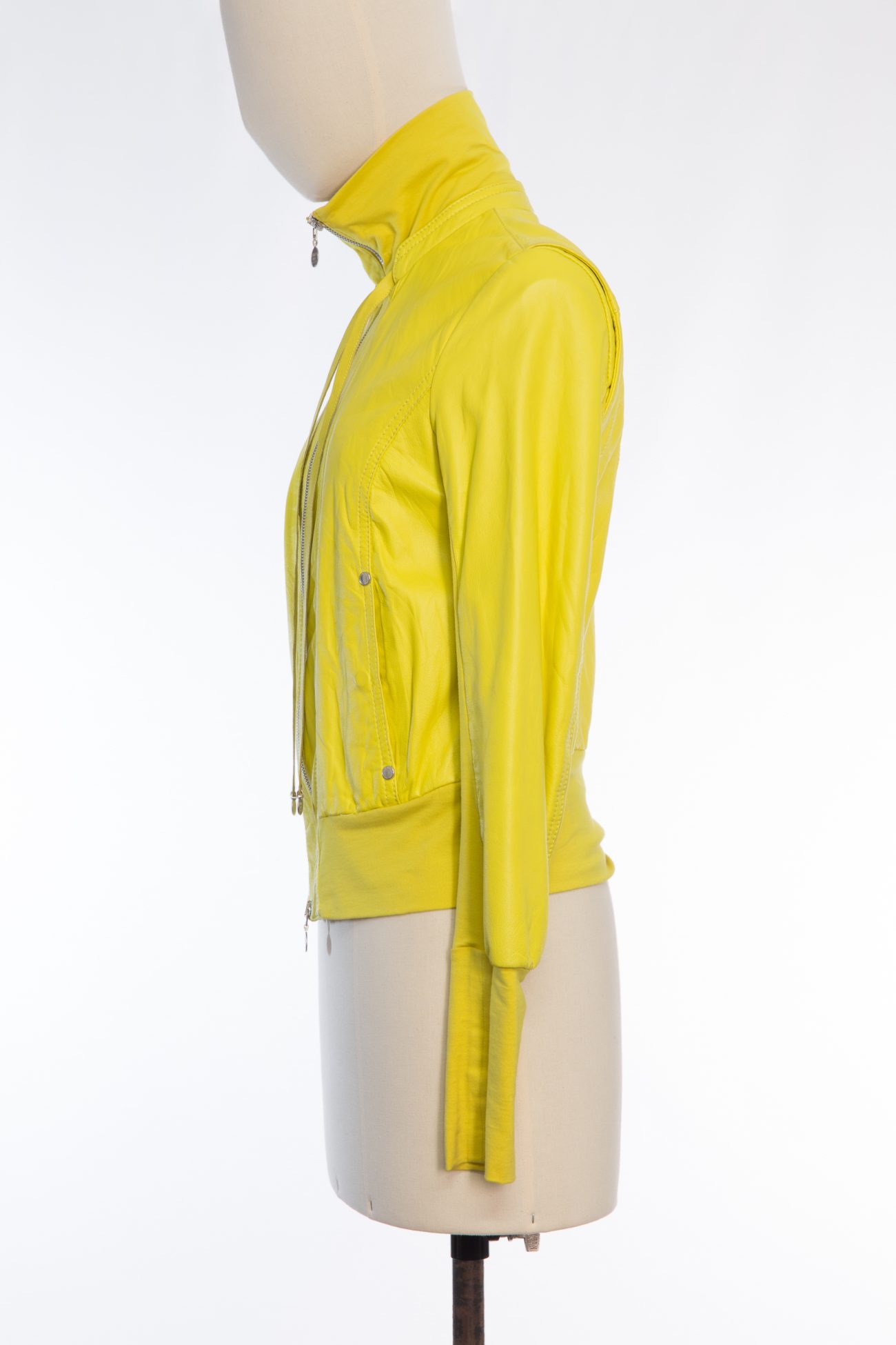 Patrizia Pepe lightweight Patrizia Pepe summer jacket in a refreshing yellow-lime hue