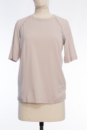 Brunello Cucinelli Cotton T-shirt — relaxed elegance with a touch of shine