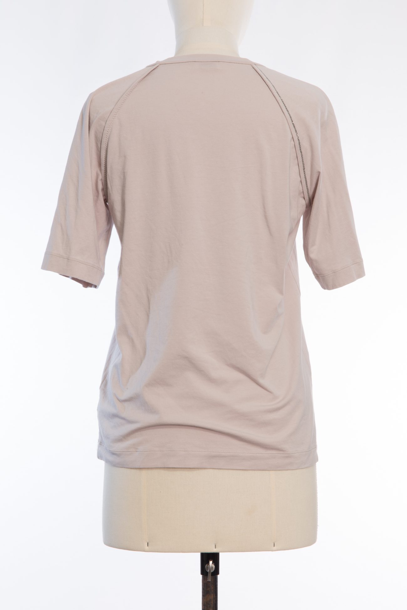 Brunello Cucinelli Cotton T-shirt — relaxed elegance with a touch of shine