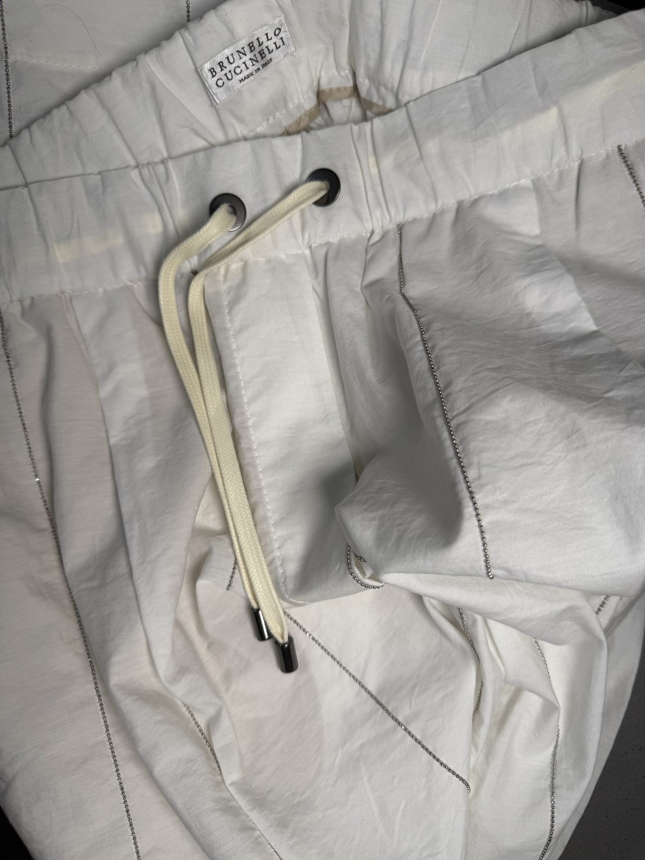 Brunello Cucinelli set vest and pants monili beads